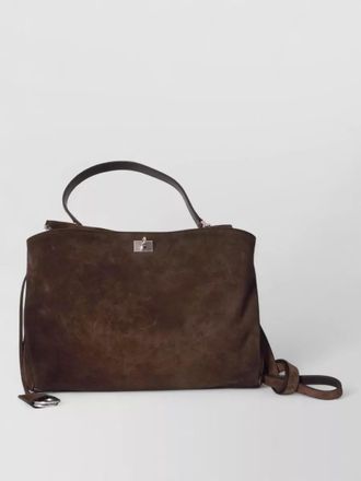 Balenciaga rodeo medium tote bag calfskin leather