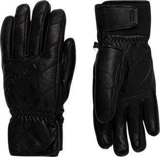 Sportalm Katlen Skihandschoenen - Dames - Handschoenen - Zwart - L - Leer - Accessoires