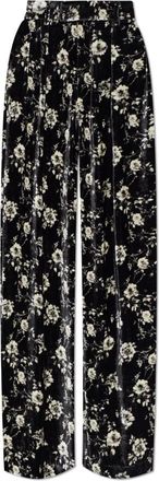 R13 Double Pleat Trouser - Dames - Wijde Broeken - Zwart - W25 - Broeken