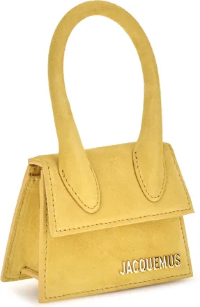 Jacquemus Womens Le Chiquito Dark Yellow Shoulder Bags