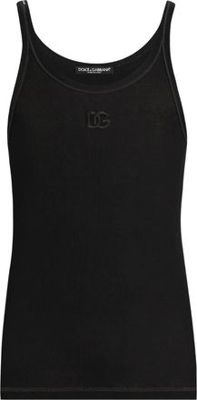 Dolce & Gabbana Canotta in cotone - Nero