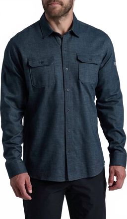 K&uuml;hl Descendr Flannel Shirt In Deep Abyss