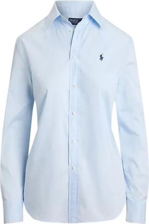 Polo Ralph Lauren Overhemden, Dames, Blauw, XL, Katoen, Cotton Shirt
