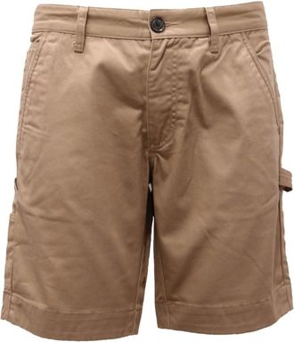 Sun 68 Beige Cotton Blend Bermuda Shorts