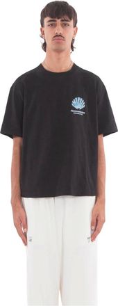 New Amsterdam Surf Association Hombre, Camisetas, Negro, Talla: L