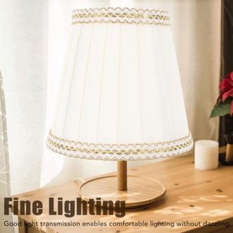OEM 6 Pantallas De L&aacute;mpara De Tela Plisada Con Clips Para L&aacute;mparas De Mesa Y De Pared - Juego De Piezas De Repuesto Decorativas Para Un Ambiente Acogedor