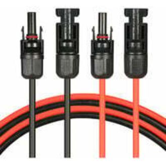 OEM Cavo Di Prolunga Per Pannello Solare Con Connettore Mc4, Coppia Rosso + Nero, 14awg, 3 Metri / 10 Piedi