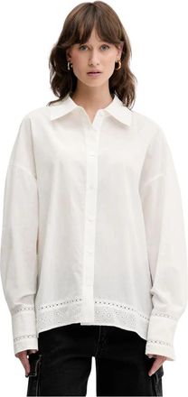 Iro Imai Shirt - Dames - Overhemden - Beige - M - Katoen - Overhemden