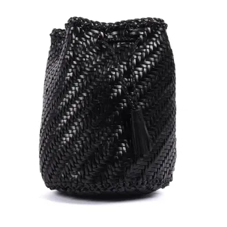 Dragon Diffusion PomPom Double Jump Shoulder Bag - female - Dragon Diffusion - Bucket Bags - Black - ONE SIZE - Bags