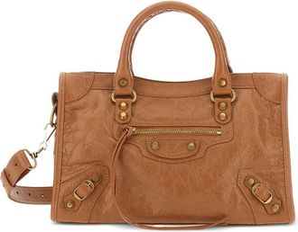 Balenciaga Le City kleine leren handtas