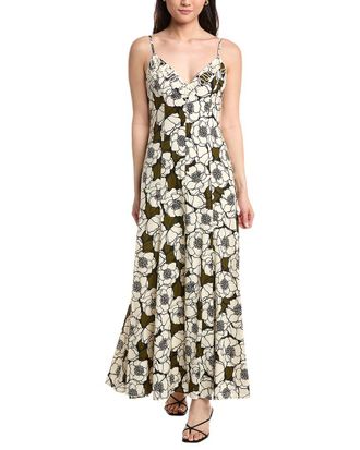 Hutch Baldwin Linen-Blend Dress