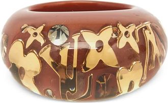 Louis Vuitton Anello con logo - Marrone