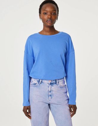 Fabienne Chapot Womens Phileine t shirt - Blue - Size: 18/16
