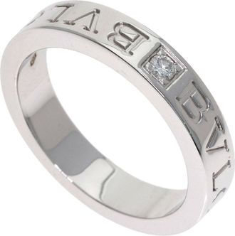 Bulgari White Gold (18K) Band Ring (Pre-Owned)