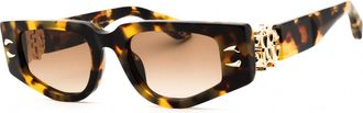 Roberto Cavalli SRC057M 0777 Matte Yellow Havana/Brown Gradient