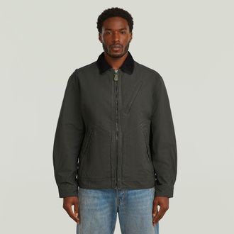 G-Star Duty Canvas Trucker Jack - Grijs - Heren