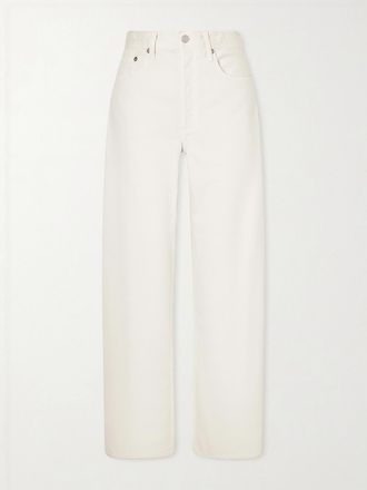 A Gold E Jeans A Gamba Larga Arc - Bianco