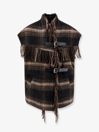 Isabel Marant Giacca Ginesa smanicata con frange - MARANT ETOILE - gender_Woman