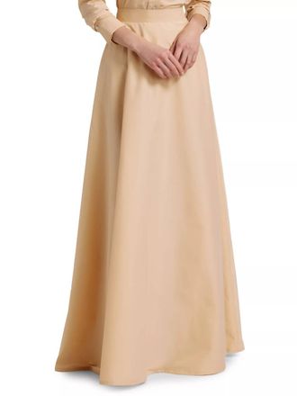 La Petite Robe Di Chiara Boni Aubry A-Line Maxi Skirt In Desert
