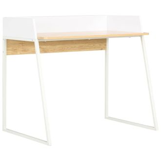vidaXL Escritorio Color Roble Y Blanco 90x60x88 Cm Vidaxl