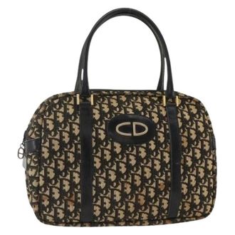Dior Pre-owned Handbags, female, Multicolor, Size: ONE SIZE Pre-owned Vintage Canvas Hand Bag