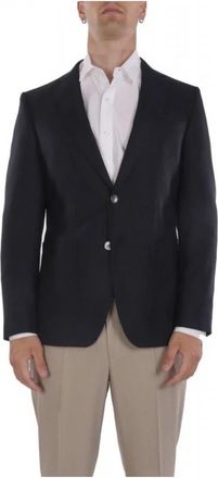 HUGO BOSS H-Hutson 2PP 253 Blazer - Heren - Blazers - Blauw - 5XL - Katoen - Jassen