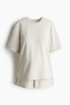 H&M MAMA Before & After 2-teiliges Set - Hellbeige