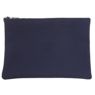 Herm&egrave;s Navy Polyamide Pouch (Pre-Owned)