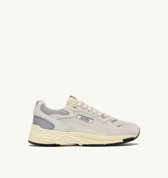 Autry SNEAKERS HYPERWAY IN MESH E SUEDE BIANCO E ARGENTO