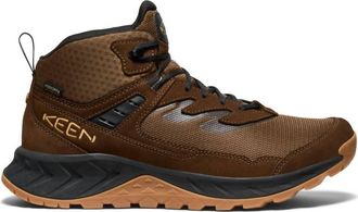 Keen Mens Hightrail Waterproof Hiking Boots In Dark Earth/oak Buff