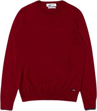 Gas Sweatshirts & Hoodies - Heren - Ronde hals truien - Rood - S - Katoen - Truien & Vesten