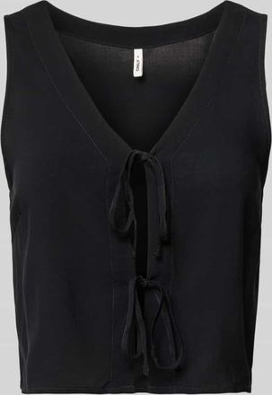 Only Relaxed Fit Blusentop aus reiner Viskose Modell NOVA LIFE in Black, Gr&ouml;&szlig;e XL