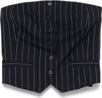 Barbara Bui Top gessato - Blu