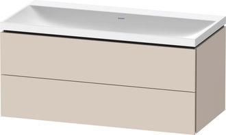 Duravit Duravit L-cube Conjunto En C Suspendido, 2 Cajones, Sin