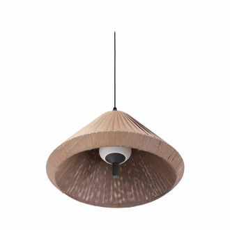 Faro Barcelona Saigon L&aacute;mpara Colgante Gris/marr&oacute;n T70