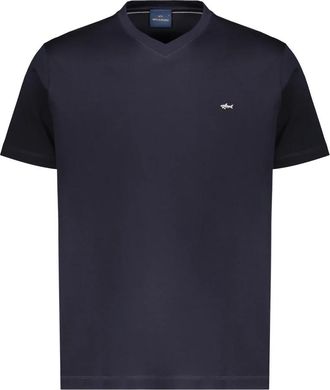 Paul & Shark Katoenen T-shirt met korte mouwen - Heren - T-shirts - Blauw - M - Katoen - Tops