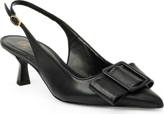 Bruno Magli Mona Pointed Toe Slingback Pump in Black at Nordstrom Rack, Size 7.5