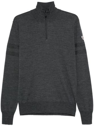 Rossignol stripe knit sweater - men - Merino - M - Grey