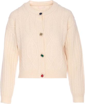 Liu Jo Cardigan con decorazione - Toni neutri