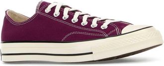 Converse Mens Purple Canvas Chuck 70 Sneakers Bordeaux