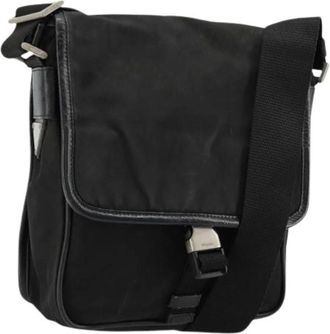 Prada Pre-owned Cross Body Bags, female, Black, Size: ONE SIZE Pre-owned Vintage Shoulder Bag