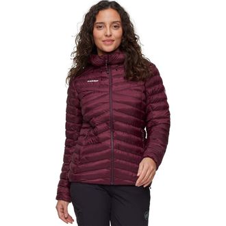 Mammut Albula In Hooded Jacket - Womens in Vin/black at Nordstrom, Size X-Small