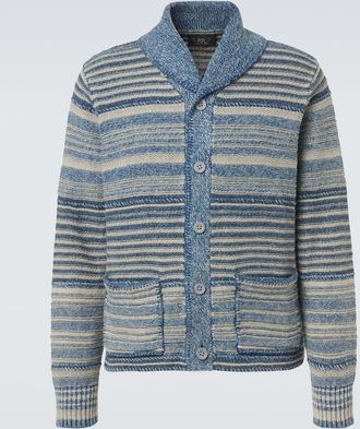 Ralph Lauren Striped cotton and linen cardigan