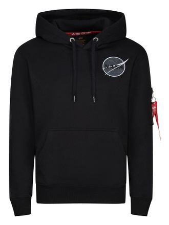 Alpha Industries Alpha Industries Dark Side Hoodie Zwart Reflectief