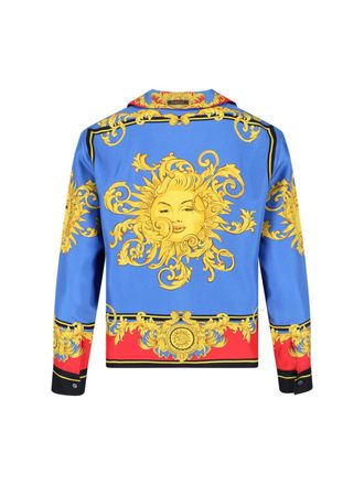 Versace Womens Shirts Multicolour Silk