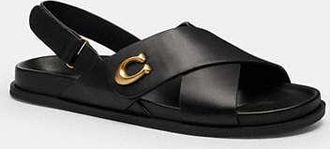 Coach Sculpted C Criss Cross Sandal