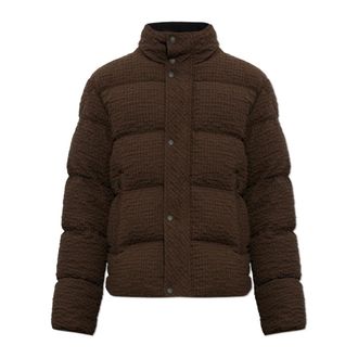 Moncler Heren, Jassen, Bruin, Maat: L Katoen