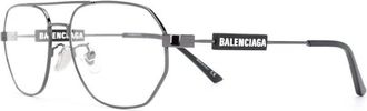 Balenciaga Optisch Montuur - unisex - Brillen - Grijs - 57 MM - Accessoires
