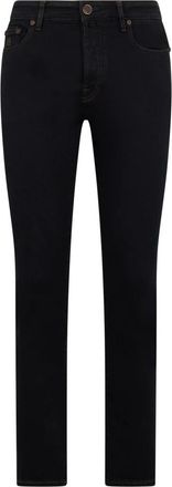 Moorer Pavel Slim Fit Broeken - Heren - Slim Fit Jeans - Zwart - W31 - Katoen - Jeans