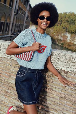 Maeve The Pippa Mock-Neck Sweater by Maeve: Extended Shoulder Edition